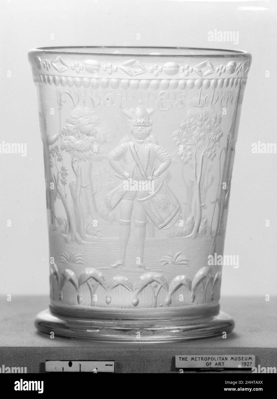 Becher 1710–20 Deutsch, Potsdam. Becher. Deutsch, Potsdam. 1710–20. Glas. Glas Stockfoto