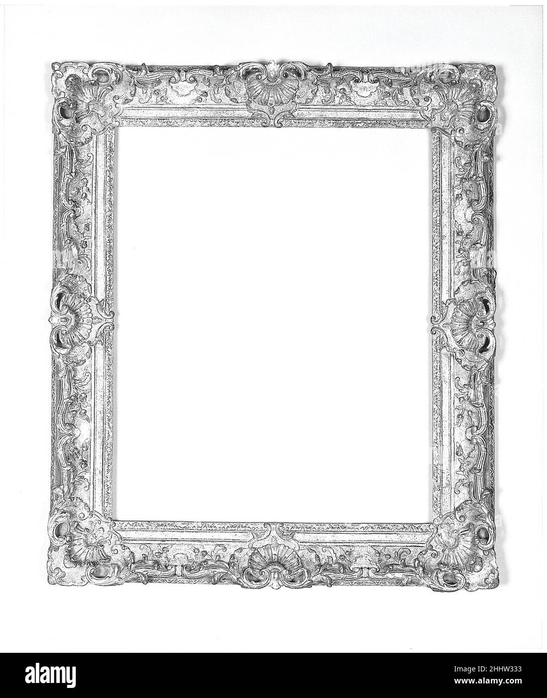 Swept Frame 1745–50 Südfrankreich. Translationsrahmen. Südfrankreich. 1745–50. Eiche. Rahmen Stockfoto