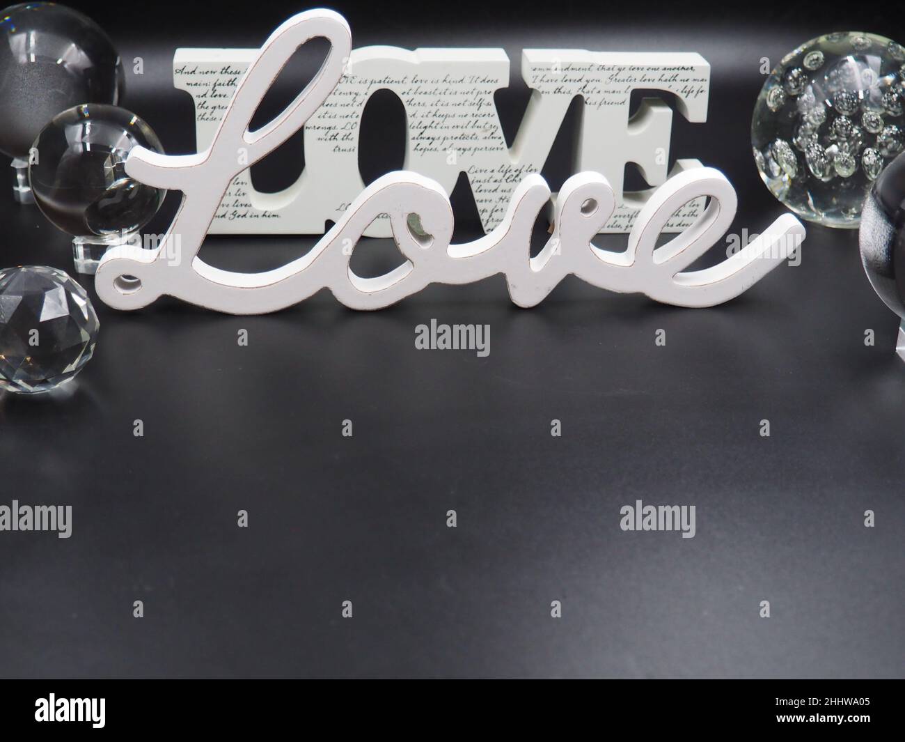 Blick in die Zukunft der Liebe Stockfoto