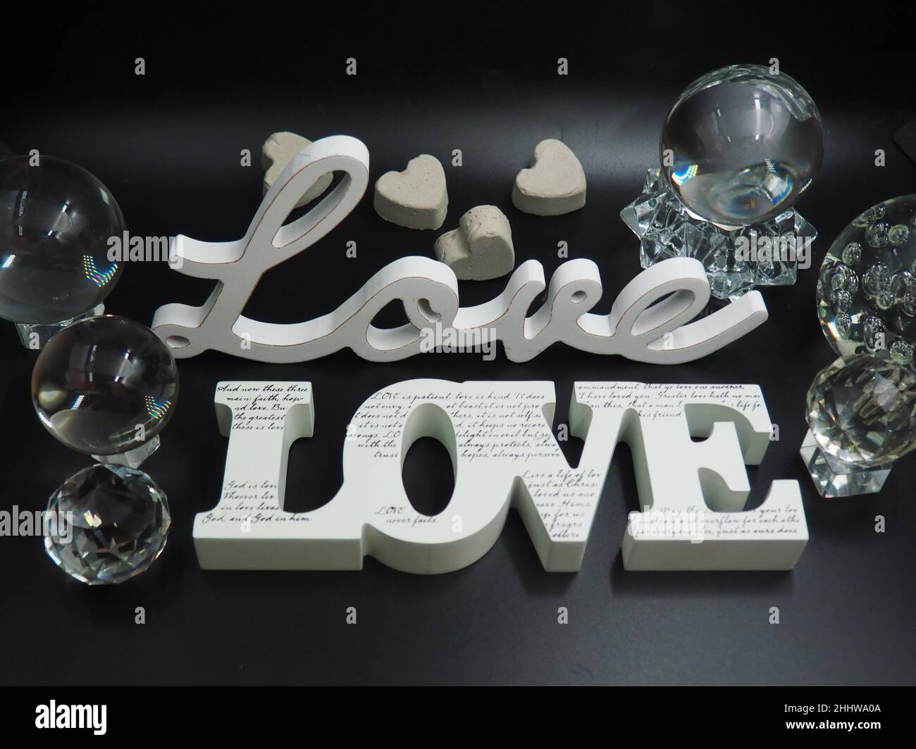 Blick in die Zukunft der Liebe Stockfoto