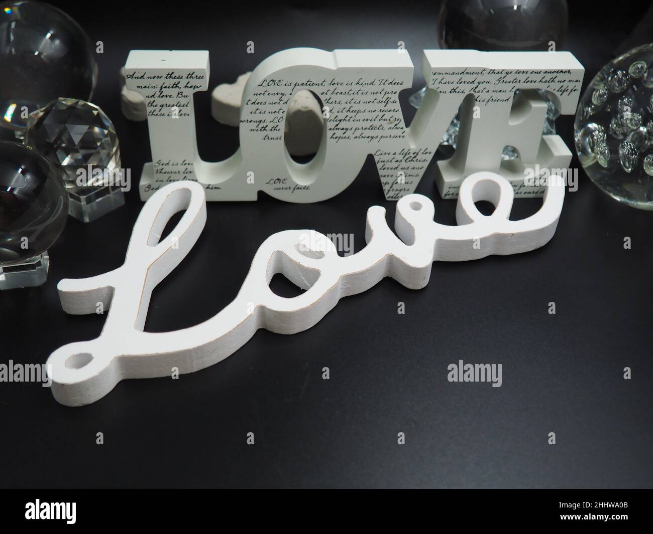 Blick in die Zukunft der Liebe Stockfoto