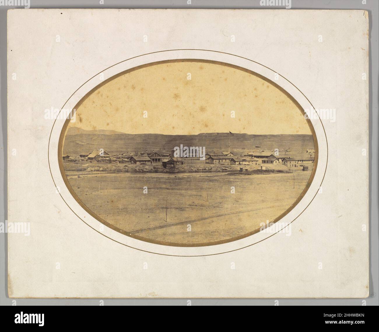 Fort Laramie, Wyoming, ca. 1866 wird Ridgway Glover American zugeschrieben. Fort Laramie, Wyoming 286065 Stockfoto