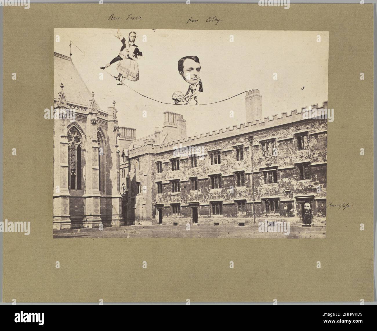 [Montage kirchlicher Figuren in politischer Satire] 1860s Unbekannt. [Montage kirchlicher Figuren in politischer Satire] 294332 Stockfoto