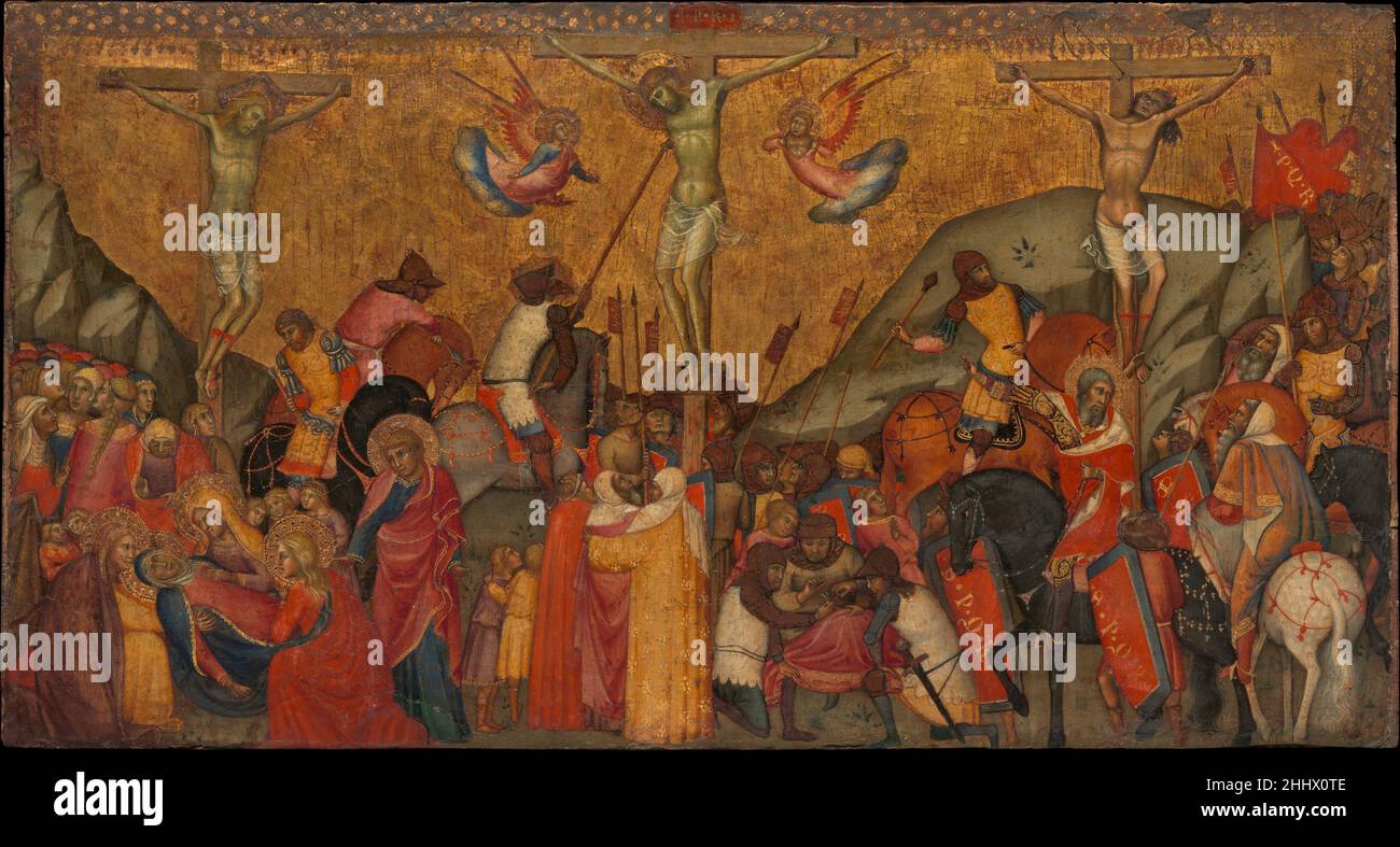 Die Kreuzigung Andrea di Bartolo Italienisch. Die Kreuzigung 435574 Stockfoto