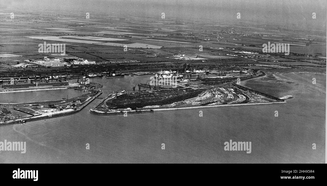 King George Docks, Hull 1st. Juni 1953 Stockfoto