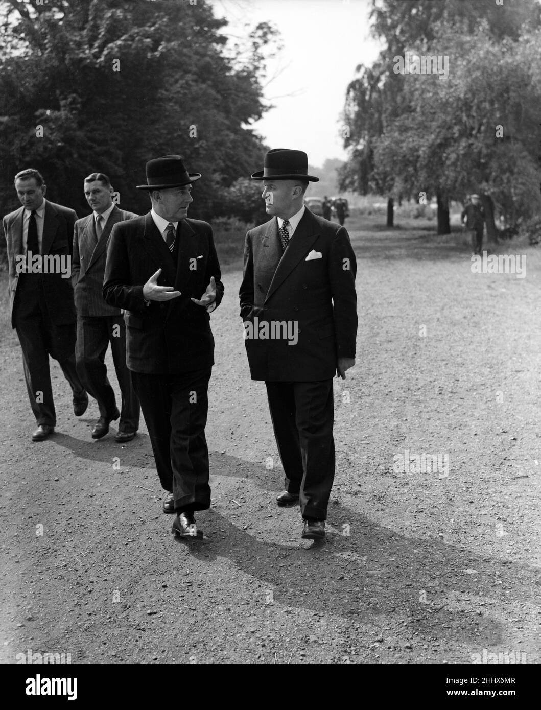 Untersuchung der Teddington-Morde. 10th. Juni 1953. Stockfoto