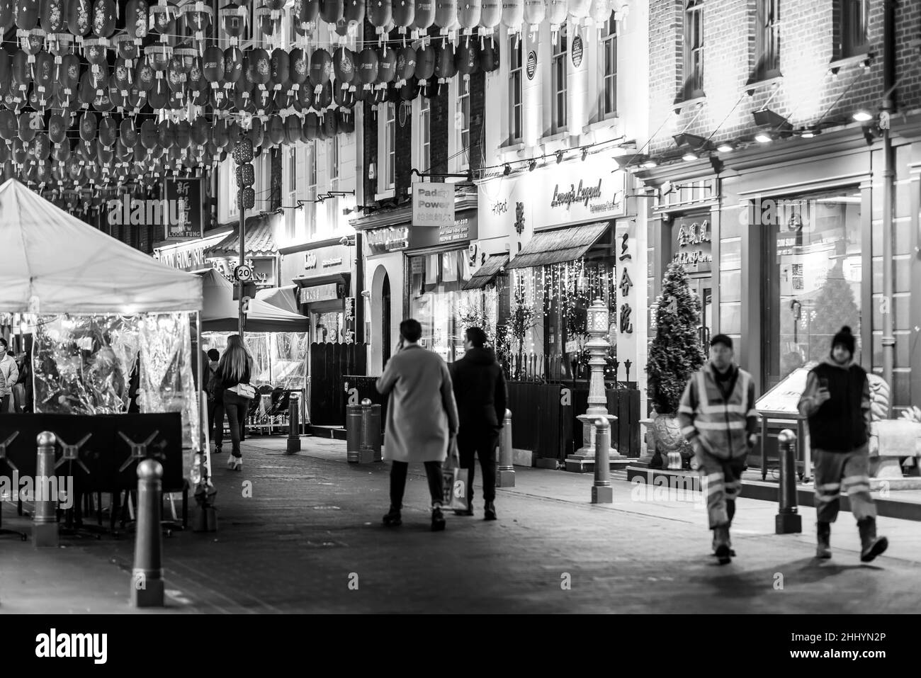 London und das West End eine Neon-Welt Stockfoto