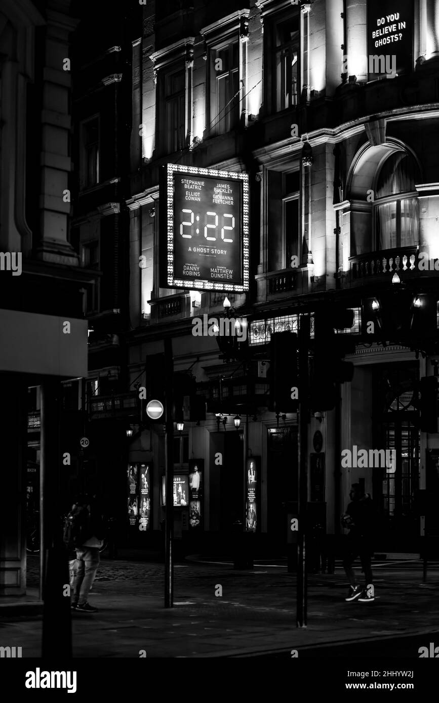 London und das West End eine Neon-Welt Stockfoto