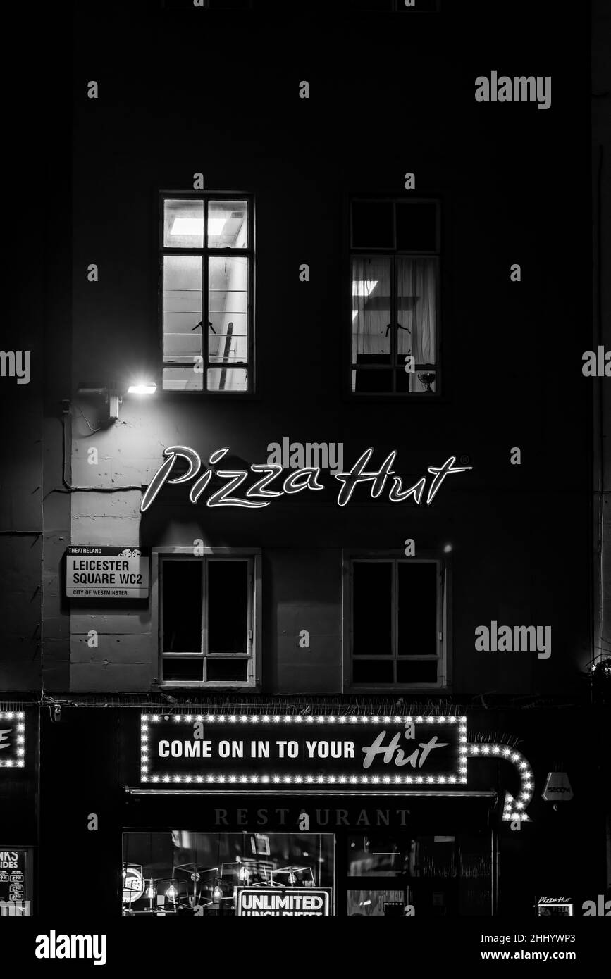 London und das West End eine Neon-Welt Stockfoto