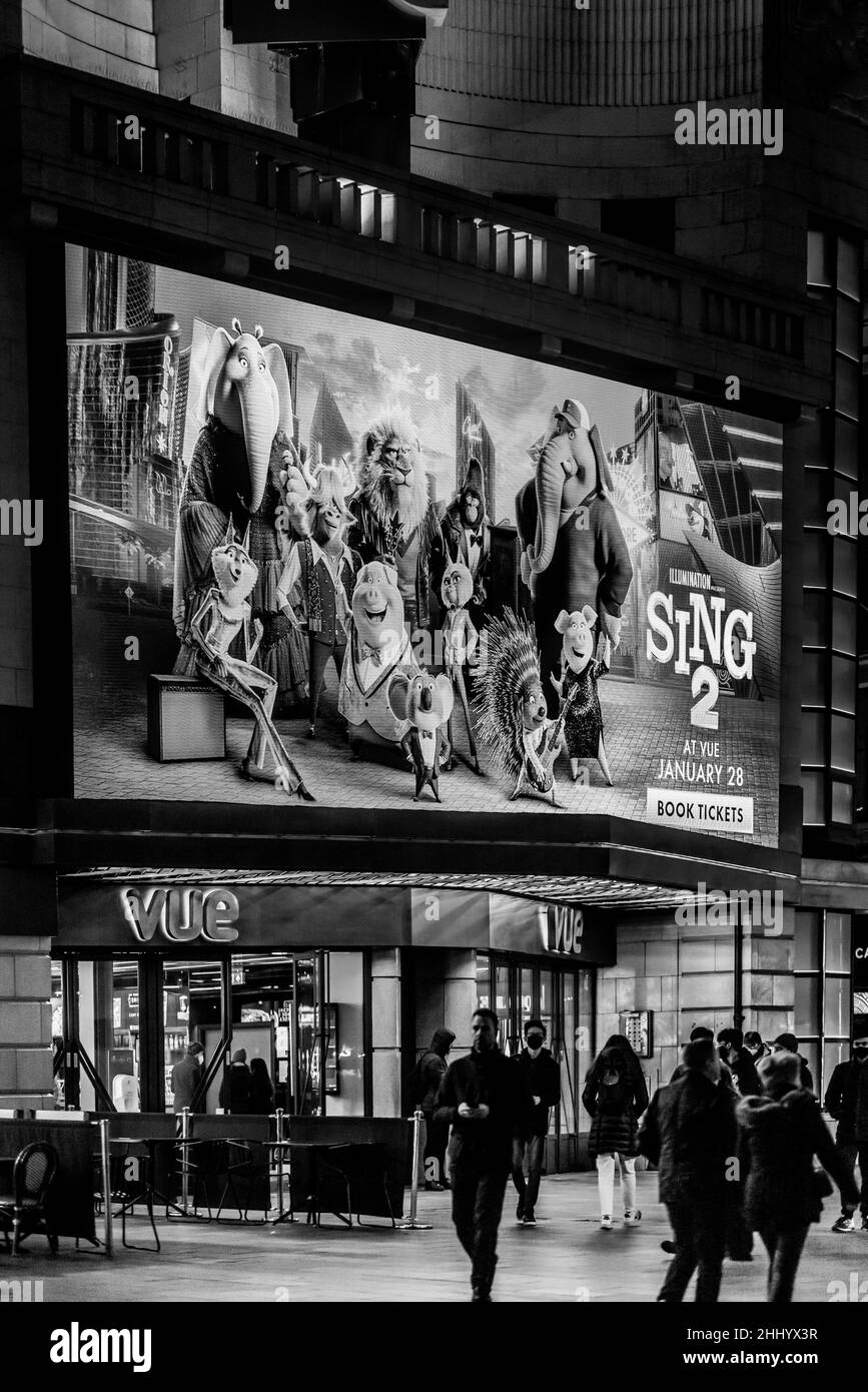 London und das West End eine Neon-Welt Stockfoto