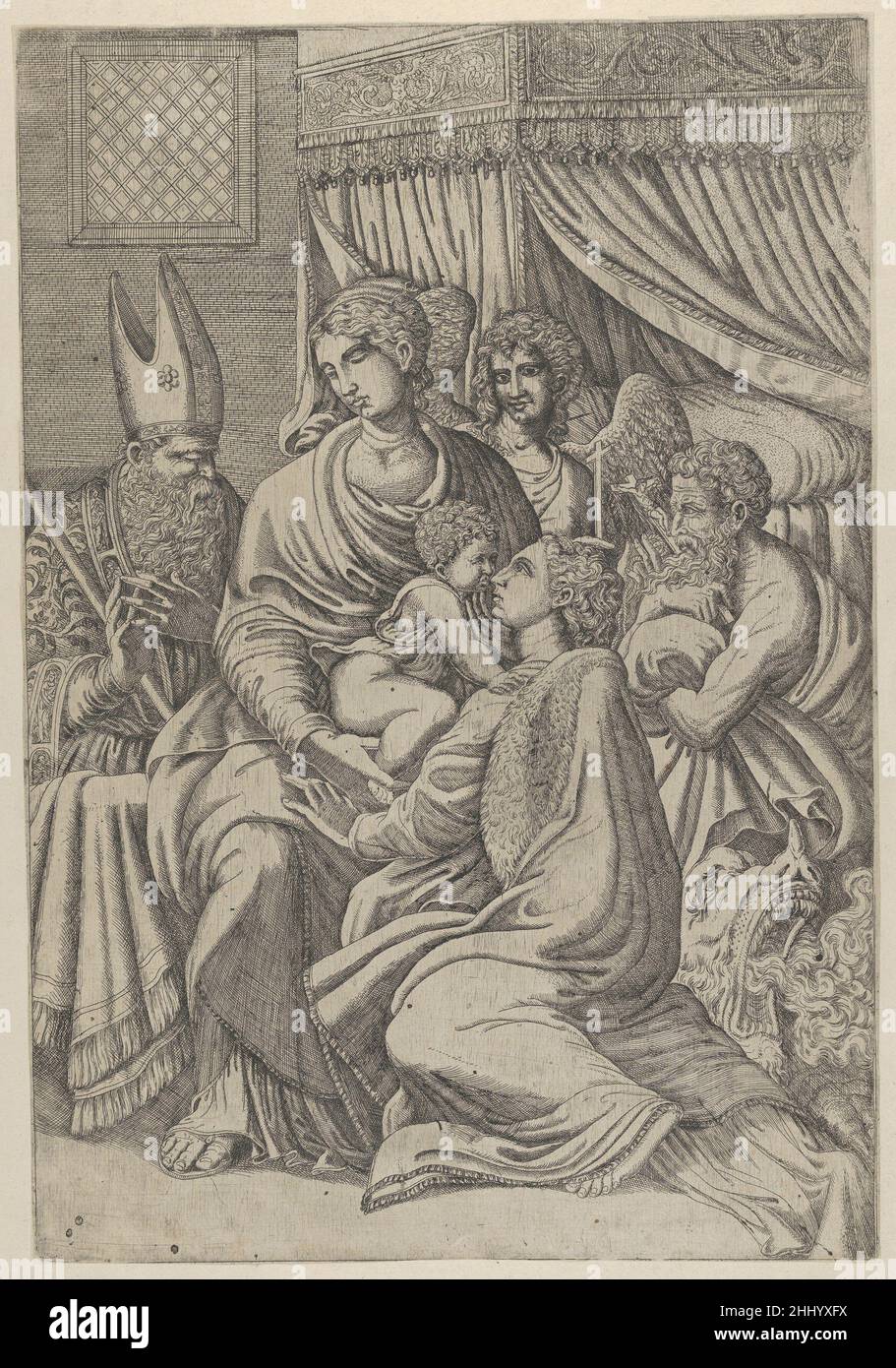 Madonna von St. Margaret Ca. 1543 Master-IQV. Madonna der Heiligen Margarete 368846 Stockfoto