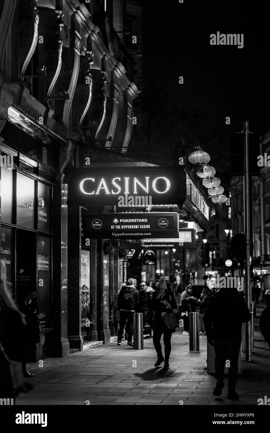 London und das West End eine Neon-Welt Stockfoto