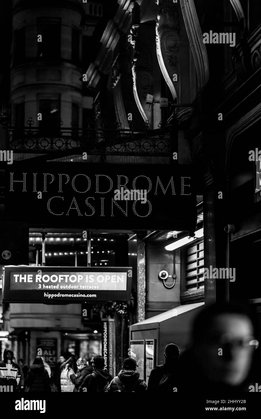 London und das West End eine Neon-Welt Stockfoto