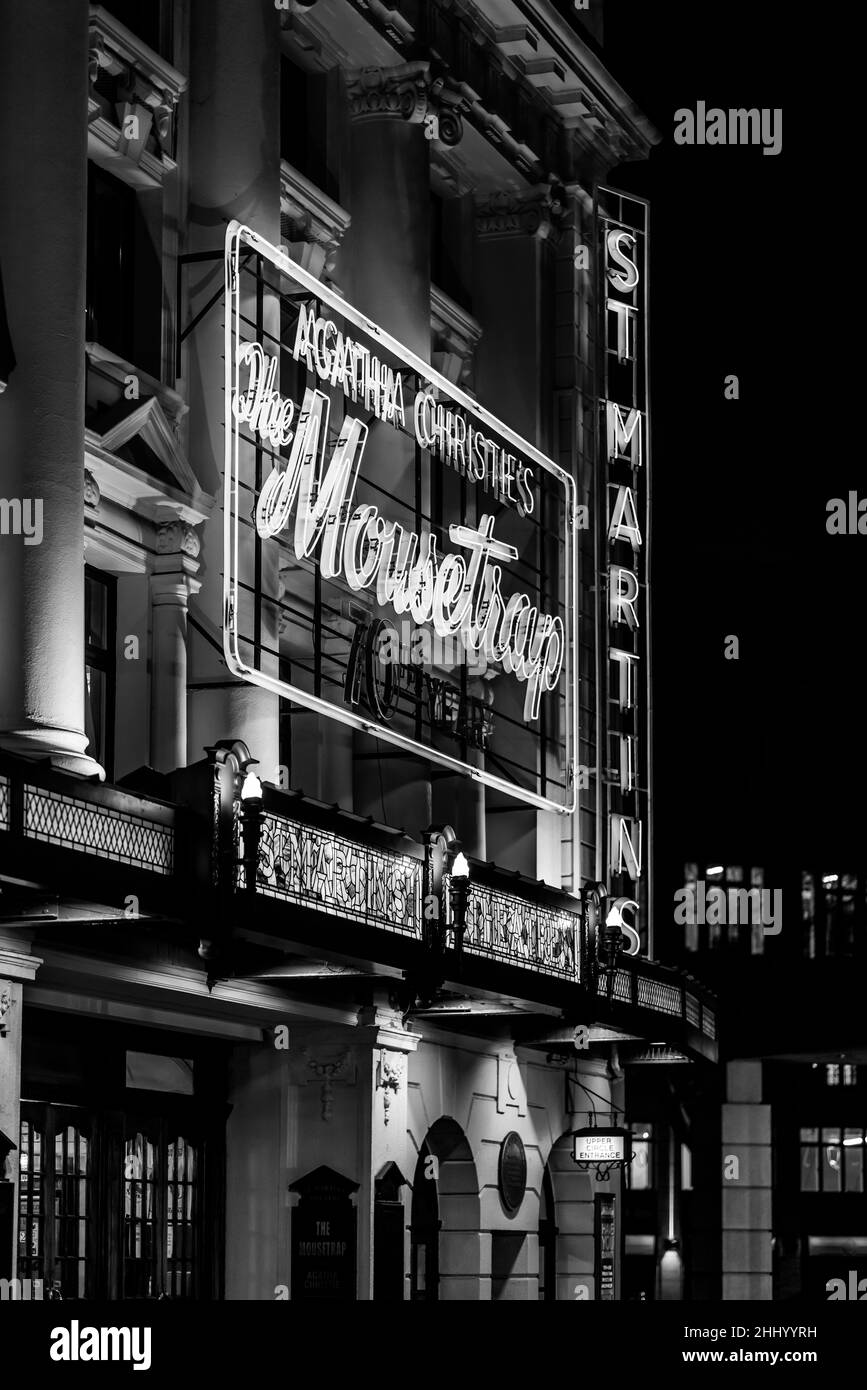 London und das West End eine Neon-Welt Stockfoto