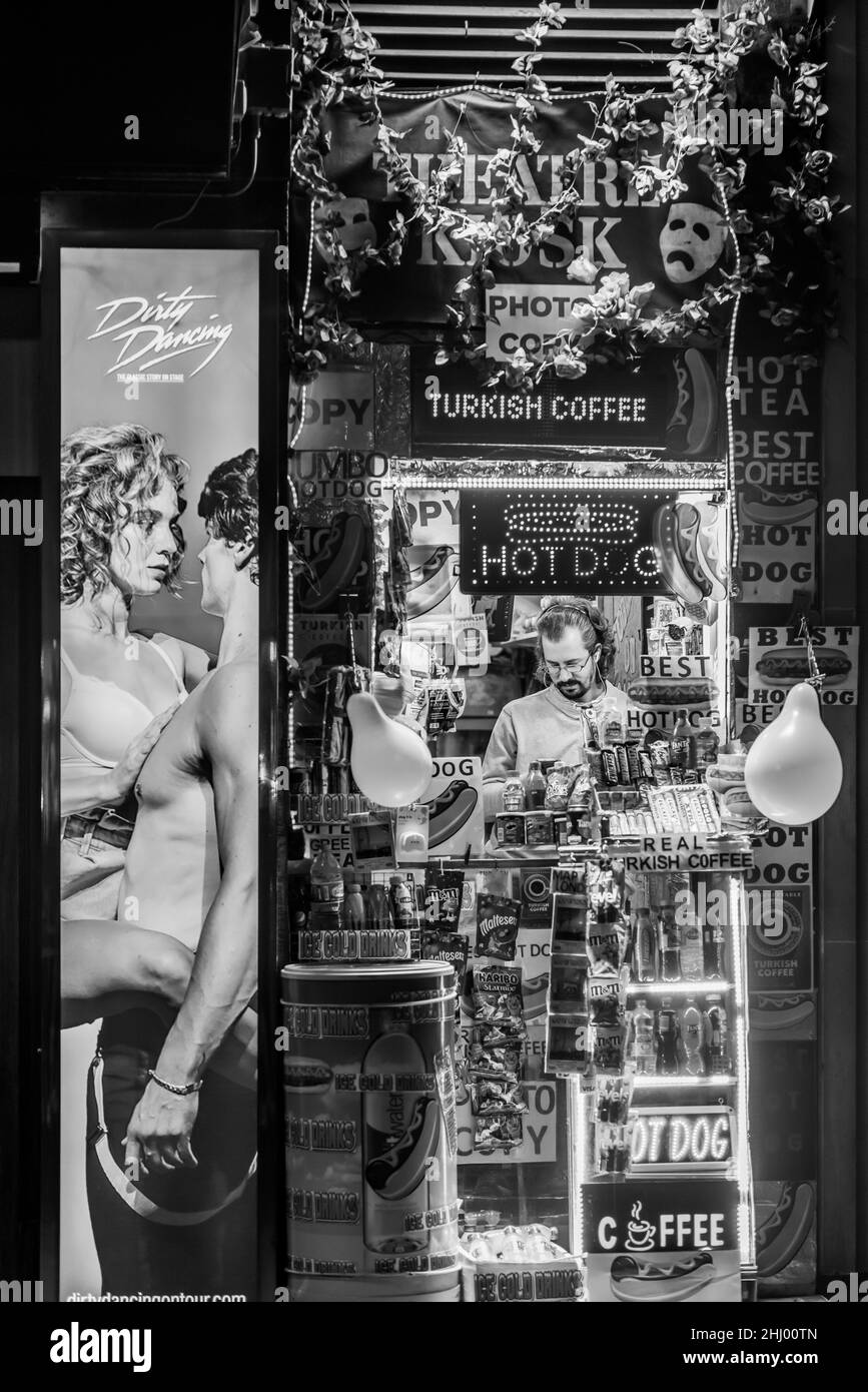 London und das West End eine Neon-Welt Stockfoto