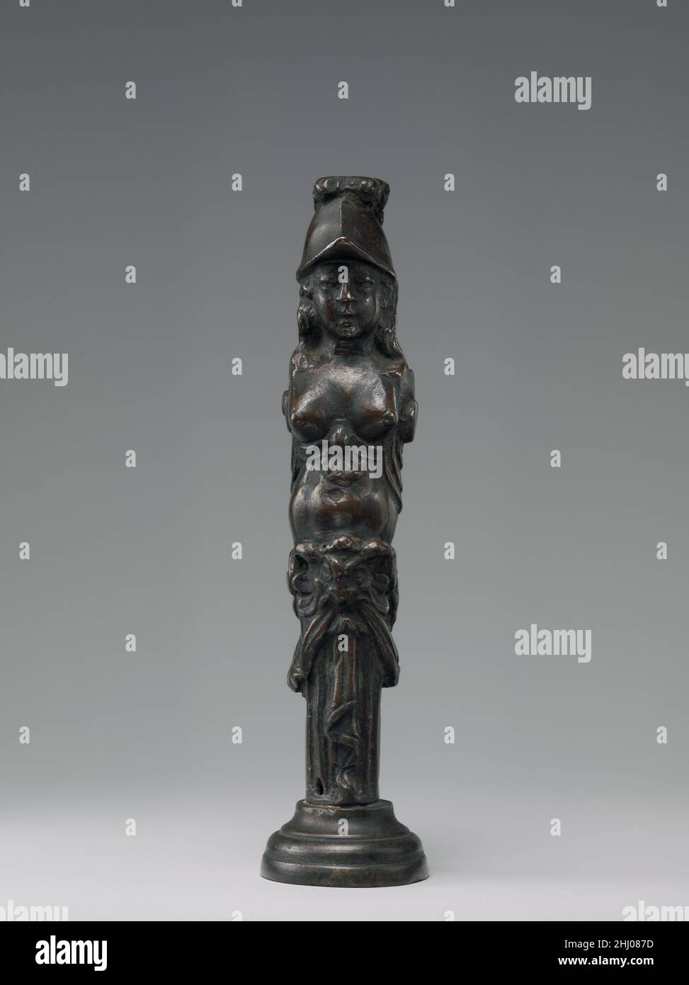 Paar Minerva-Figuren 16th–17th Jahrhundert Italienisch, Venedig. Paar Minerva-Zahlen 198926 Stockfoto