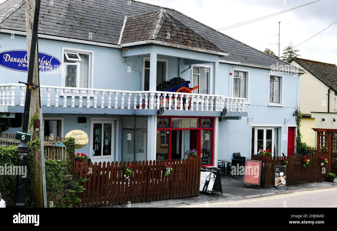 Danaghers Hotel, Cong, Mayo County, Connacht Provinz, Republik Irland, Europa Stockfoto