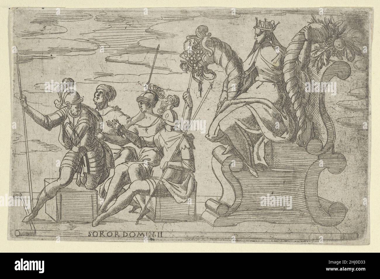 Soror Domin Il 16th Jahrhundert Anonym, Italienisch, 16th Jahrhundert. Soror Domin Il 700239 Stockfoto