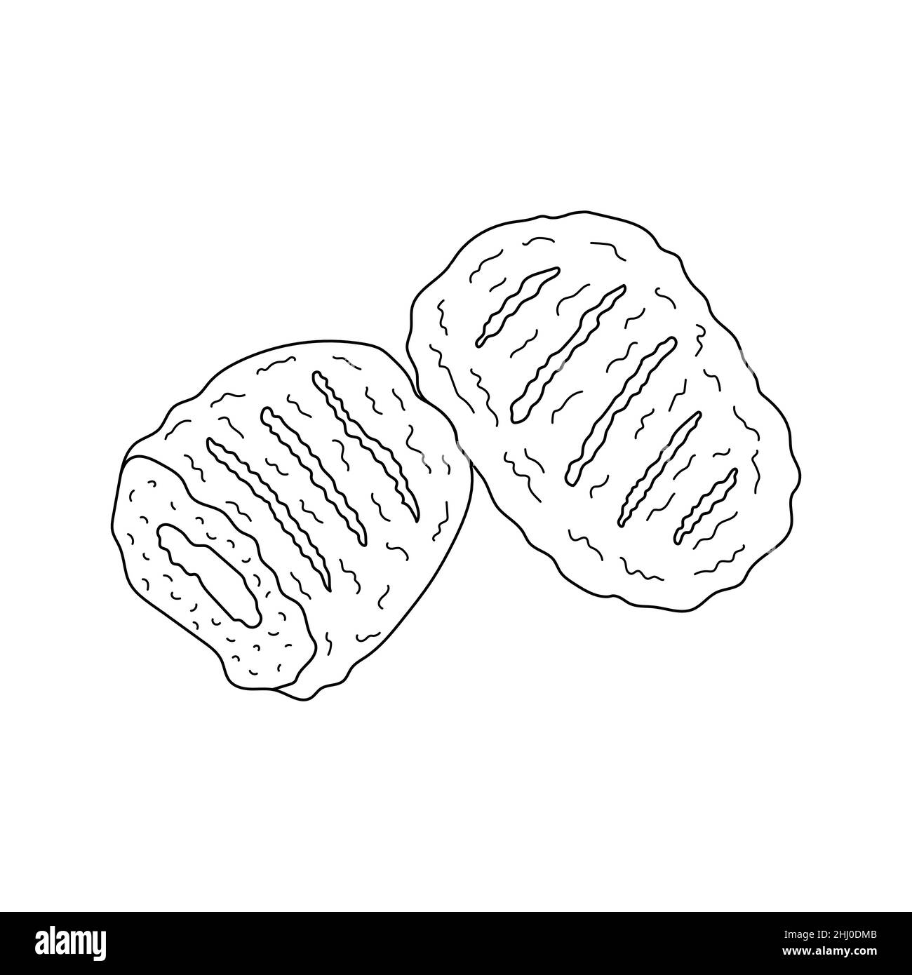Würzige Bifteki-, Frikadelle- oder Frikkadel-Fleischbällchen mit ...