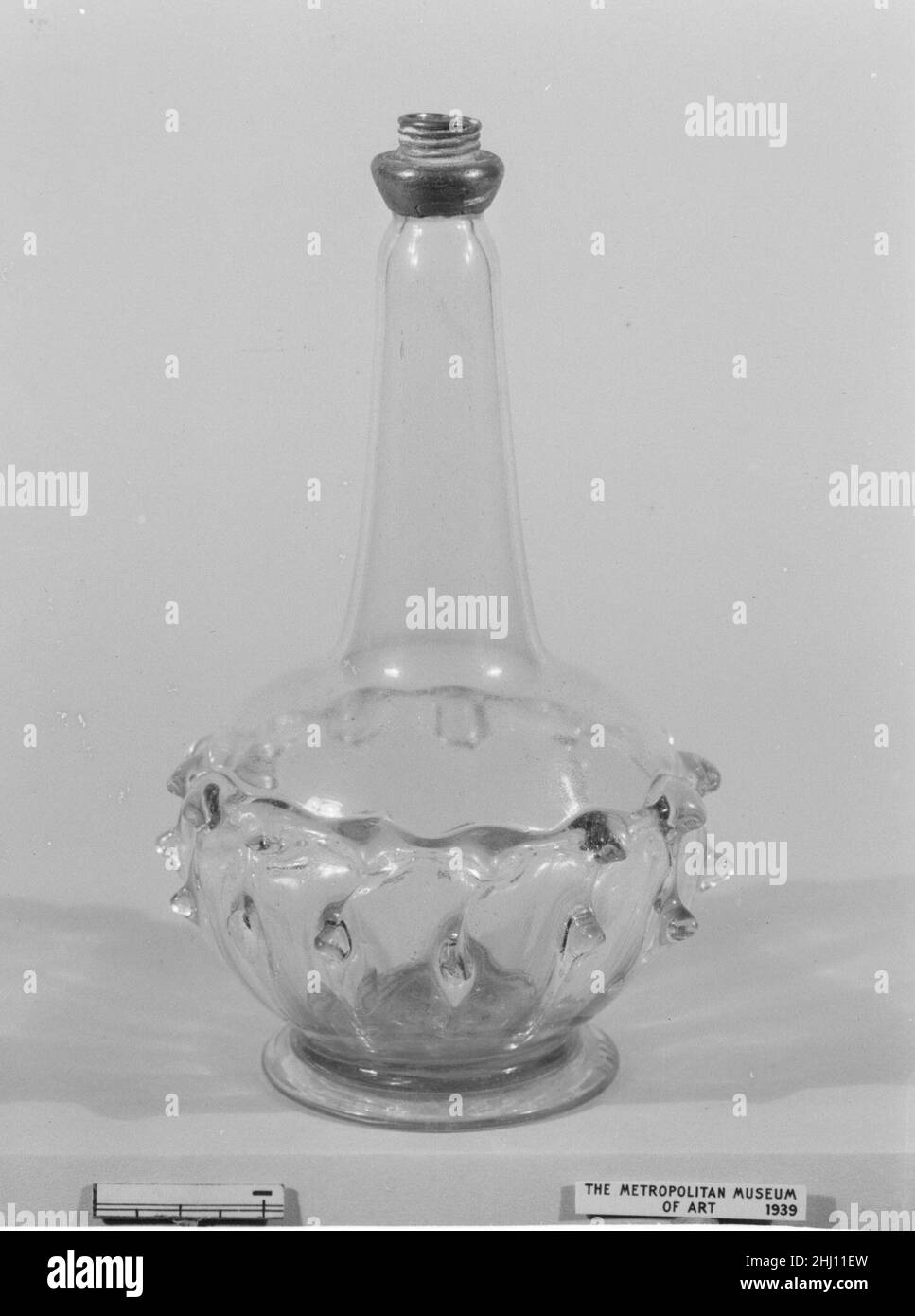 Flasche Ende 17th Jahrhundert Spanisch. Flasche. Spanisch. Ende 17th. Jahrhundert. Glas. Glas Stockfoto