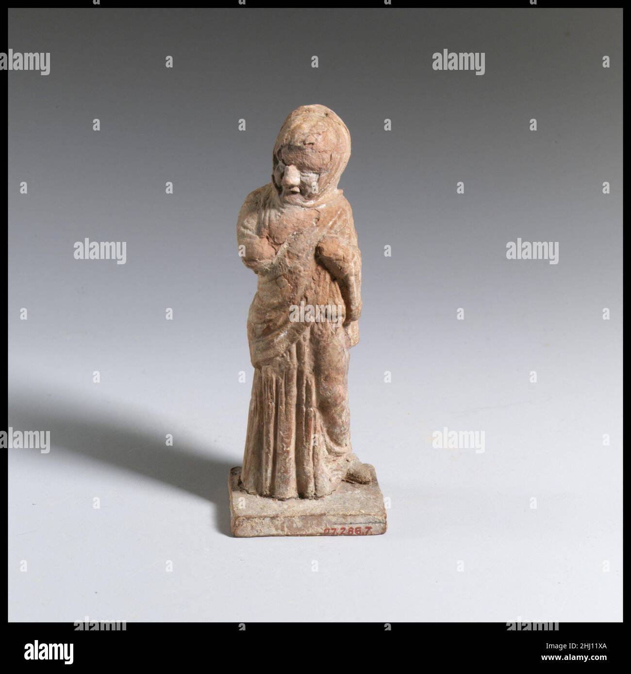 Statuette einer alten Frau 4th Jahrhundert v. Chr. Griechisch, Dachboden oder Böotisch. Statuette einer alten Frau 247887 Stockfoto