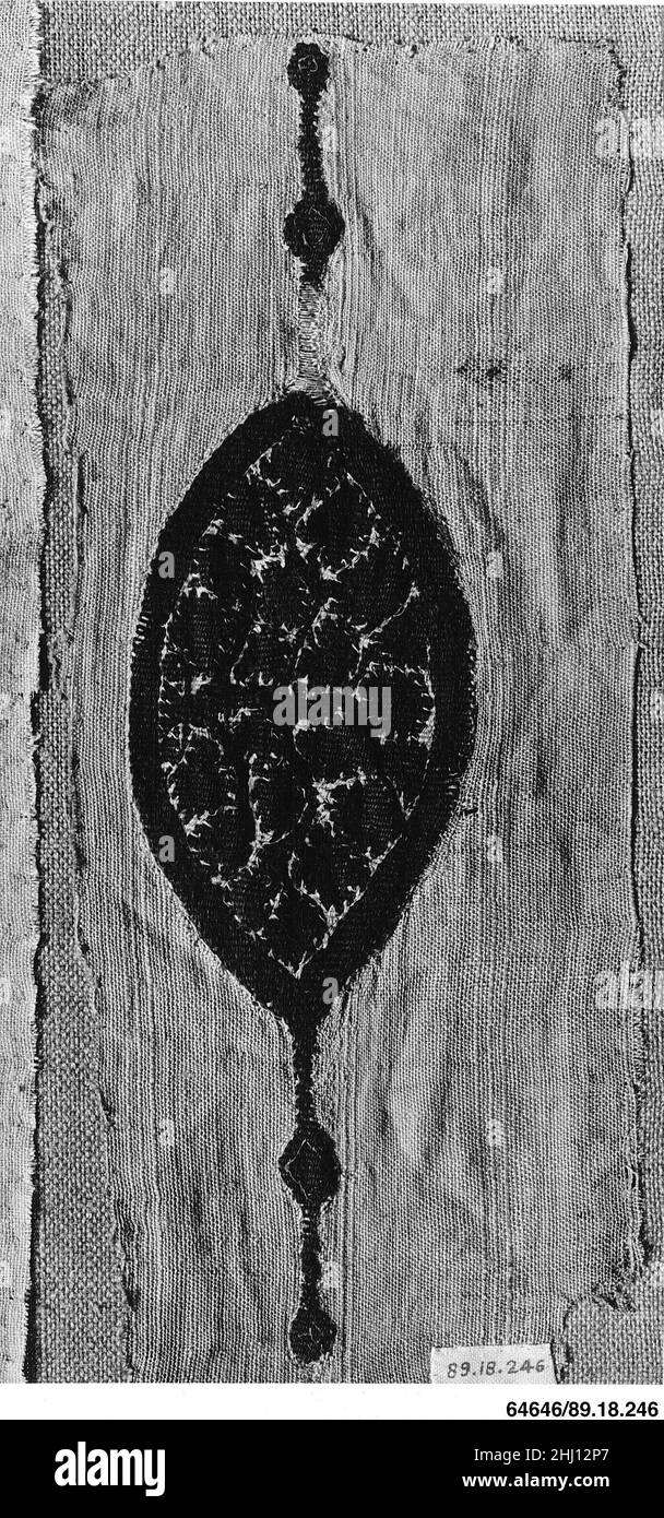 Textile Fragment 3rd–4th Jahrhundert. Textile Fragment 443451 Stockfoto