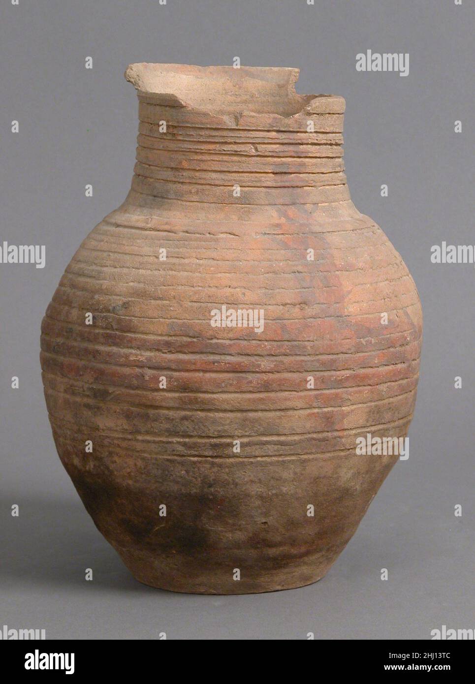 Amphora 4th–7th Jahrhundert koptisch. Amphore. Koptisch. 4th–7th Jahrhundert. Steingut. Hergestellt in der Oase Kharga, byzantinischem Ägypten. Keramik Stockfoto