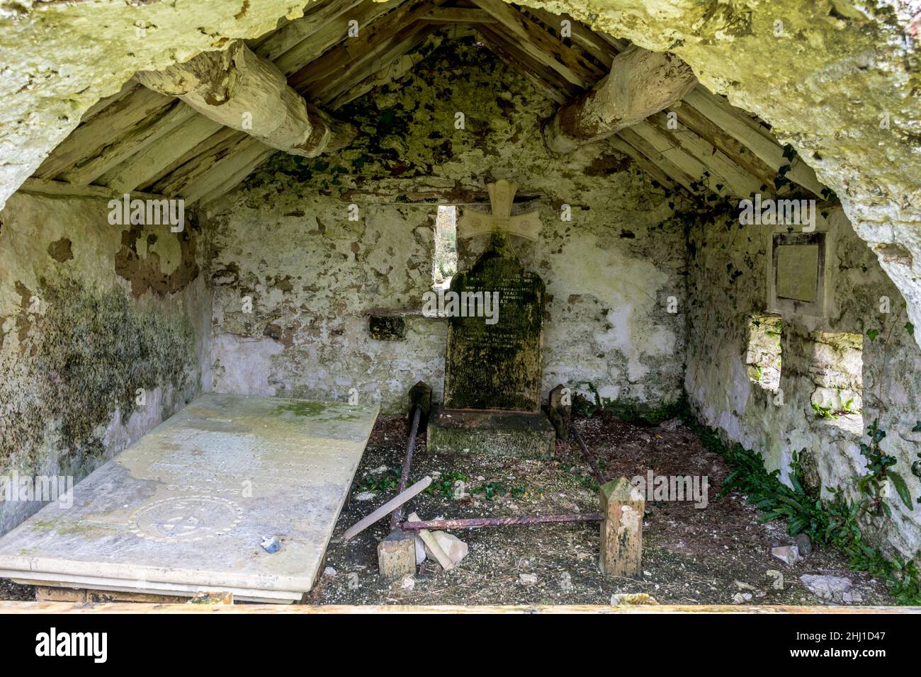 Alter Friedhof in Glenties, County Donegal, Irland Stockfoto