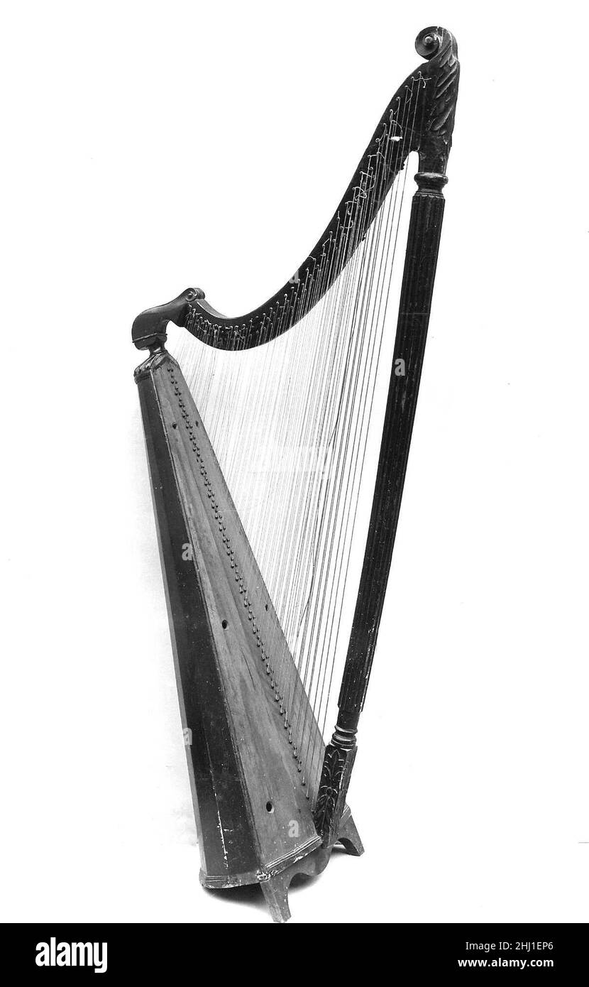 Welsh Triple Harp 18th Century (?) Britisch (Walisisch). Welsh Triple Harp 505020 Stockfoto