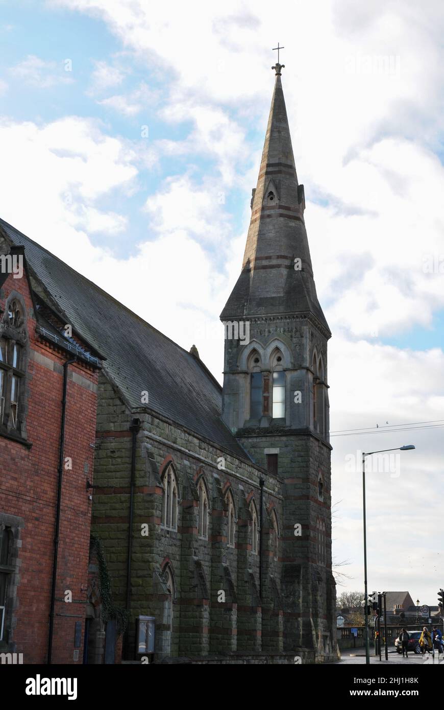 Shrewsbury United Reformierte Kirche, Abbey Forgate Stockfoto
