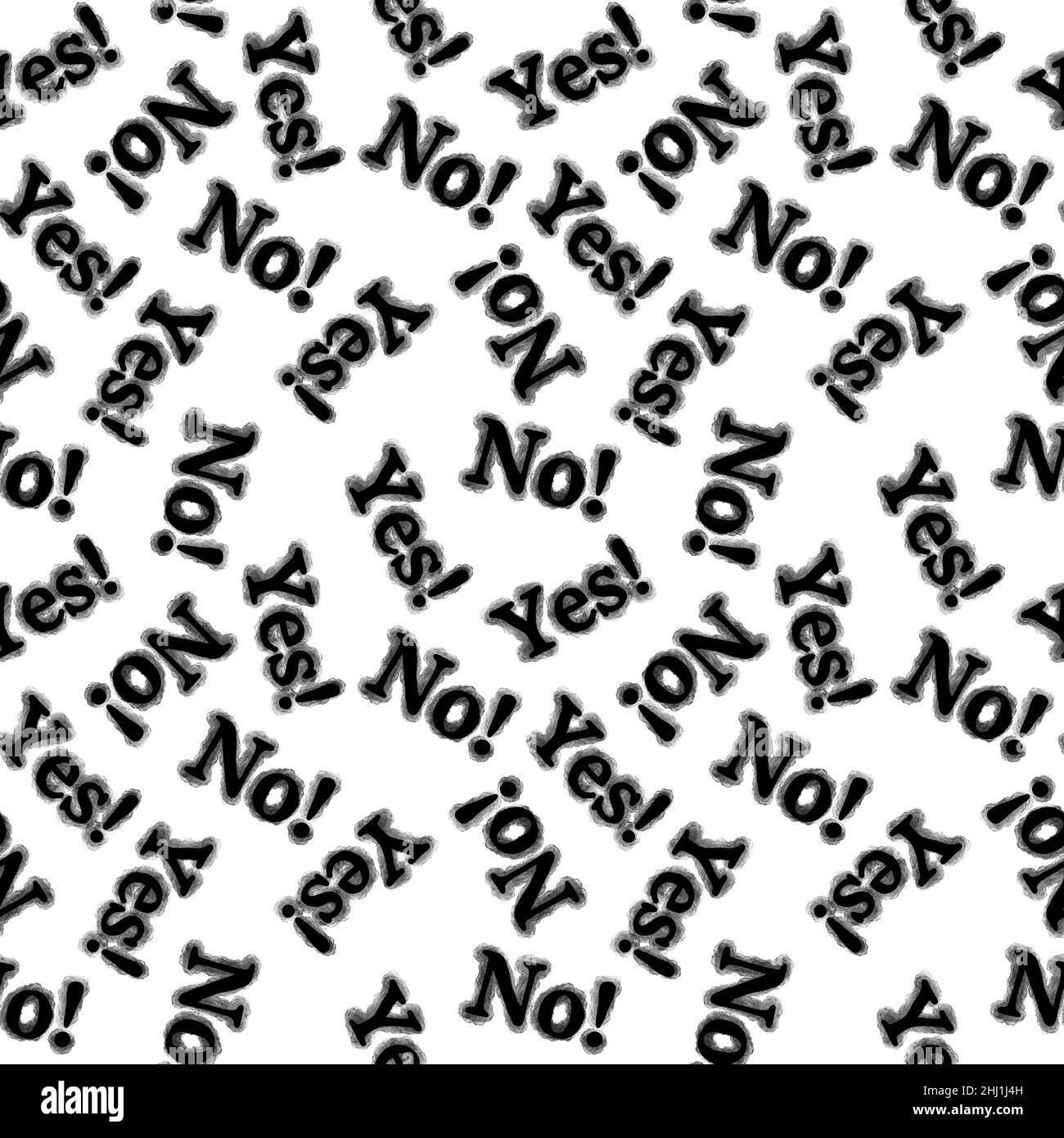 Nahtlose ja keine Worte Muster für Tapeten und Stoffe und Verpackungen und Geschenke und Karten und Bettwäsche Stockfoto