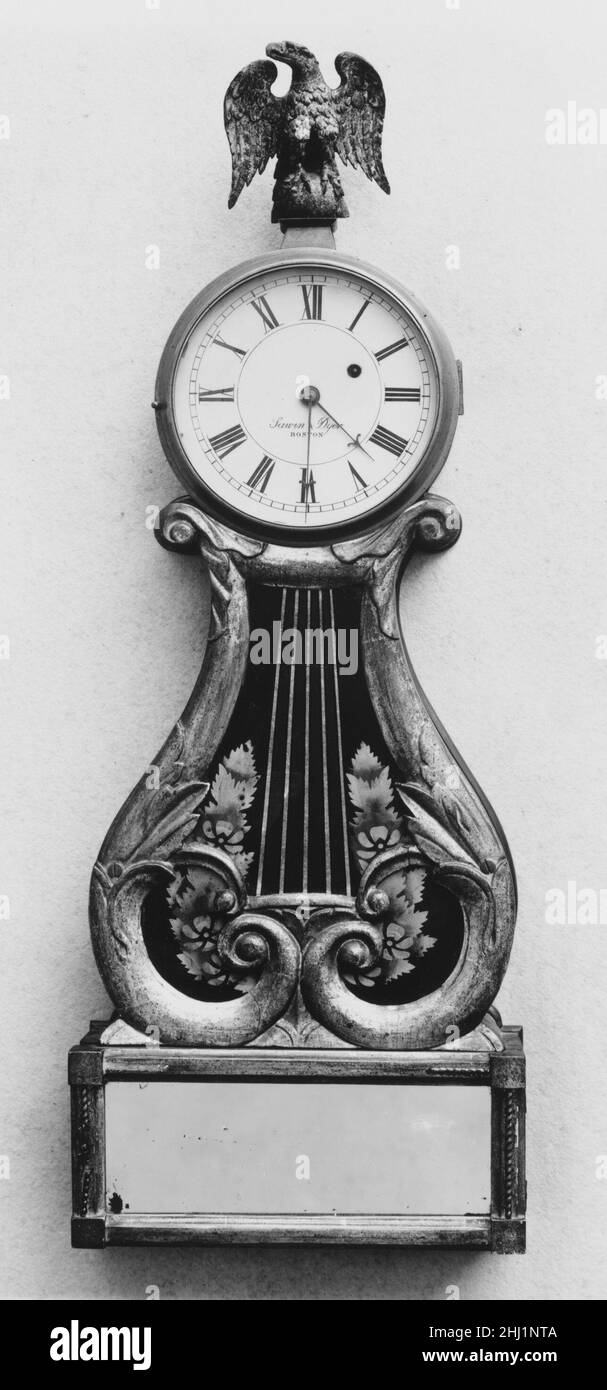 Leieruhr 1822–28 John Sawin. Leieruhr 4922 Stockfoto