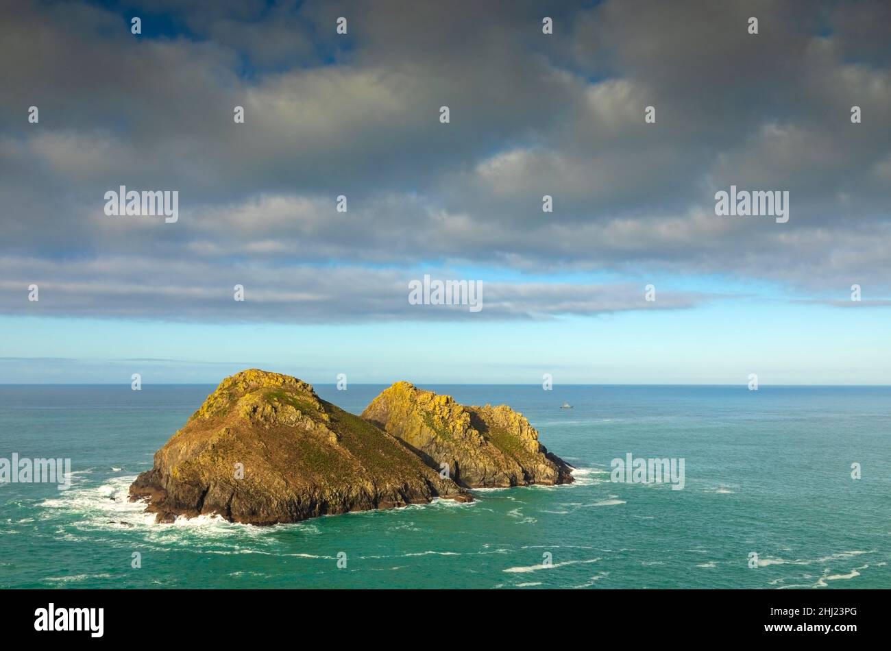 Carters Rocks Holywell Bay North Cornwall Stockfoto