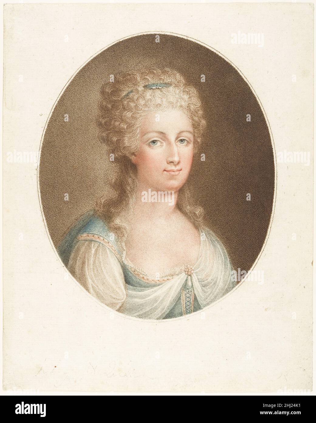 Porträt von Marie Antoinette Ende 18th Jahrhundert Anonym, Französisch, 18th Jahrhundert Französisch. Porträt von Marie Antoinette 371045 Stockfoto