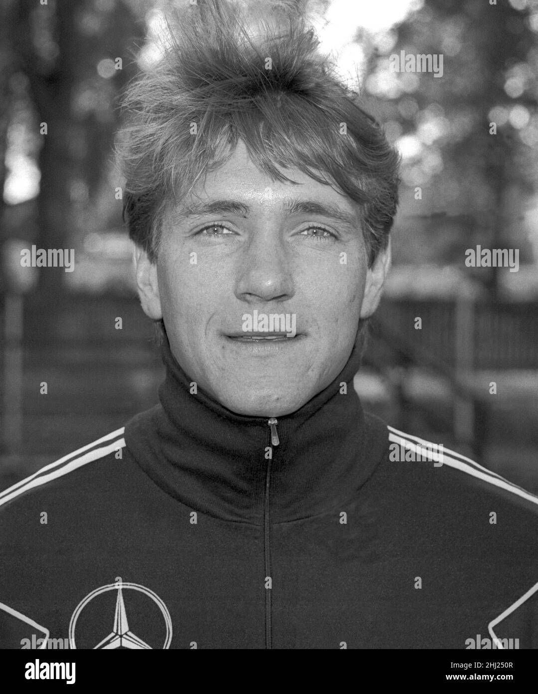 BODO ILLGNER Fußballtorwart beim FC KÖLN und die deutsche Nationalmannschaft zur Europameisterschaft in Schweden 1992 Stockfoto