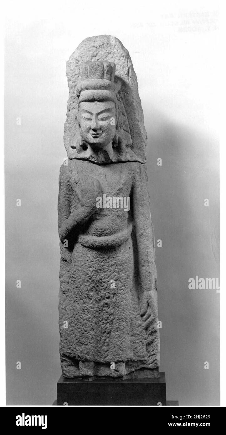 Stehende Bodhisattva Ende des 19th. Oder Anfang des 20th. Jahrhunderts in China. Stehender Bodhisattva 61678 Stockfoto