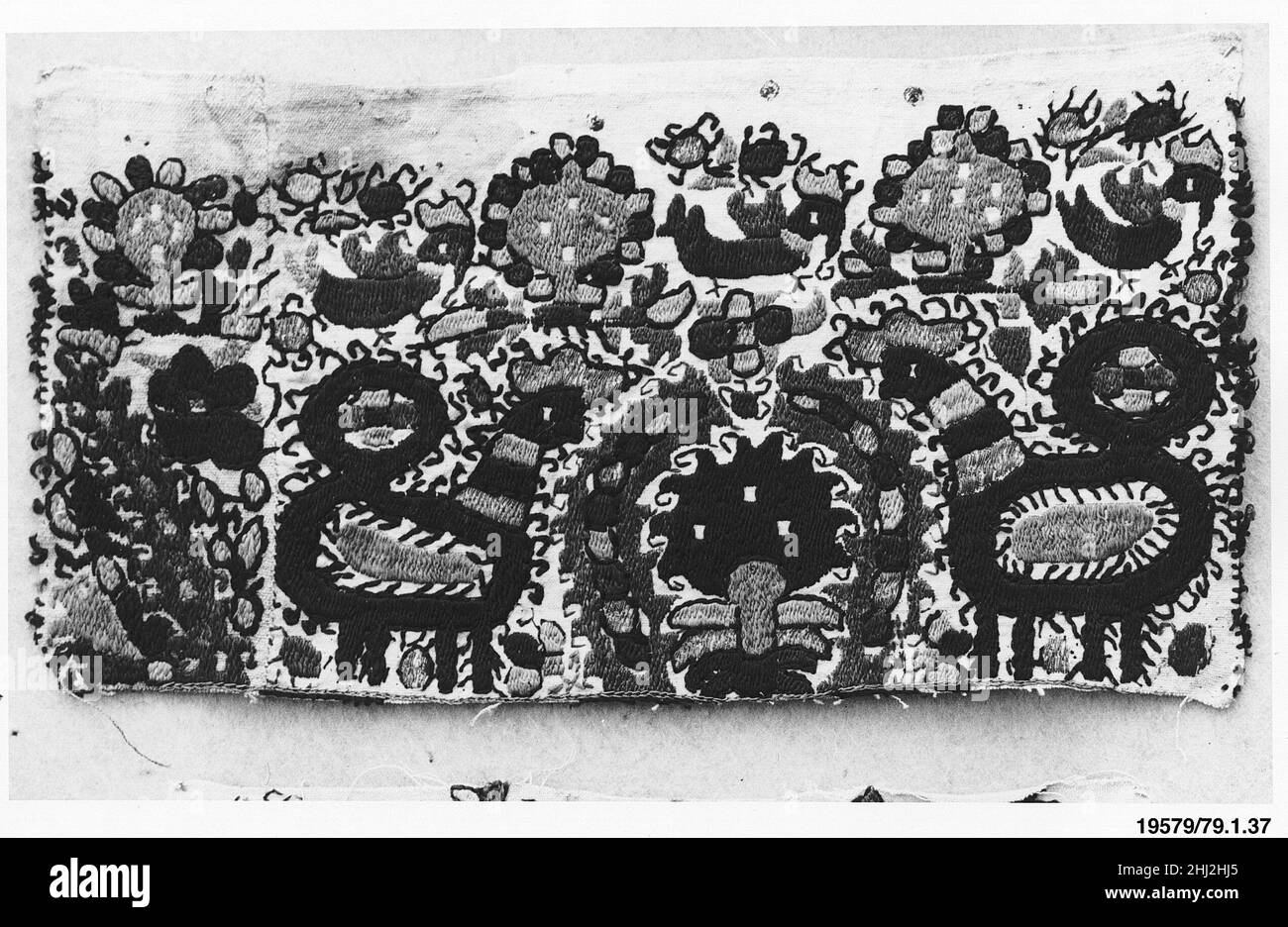 Fragment Anfang des 19th. Jahrhunderts Balkan, Bulgarien oder Mazedonien. Fragment 212263 Stockfoto