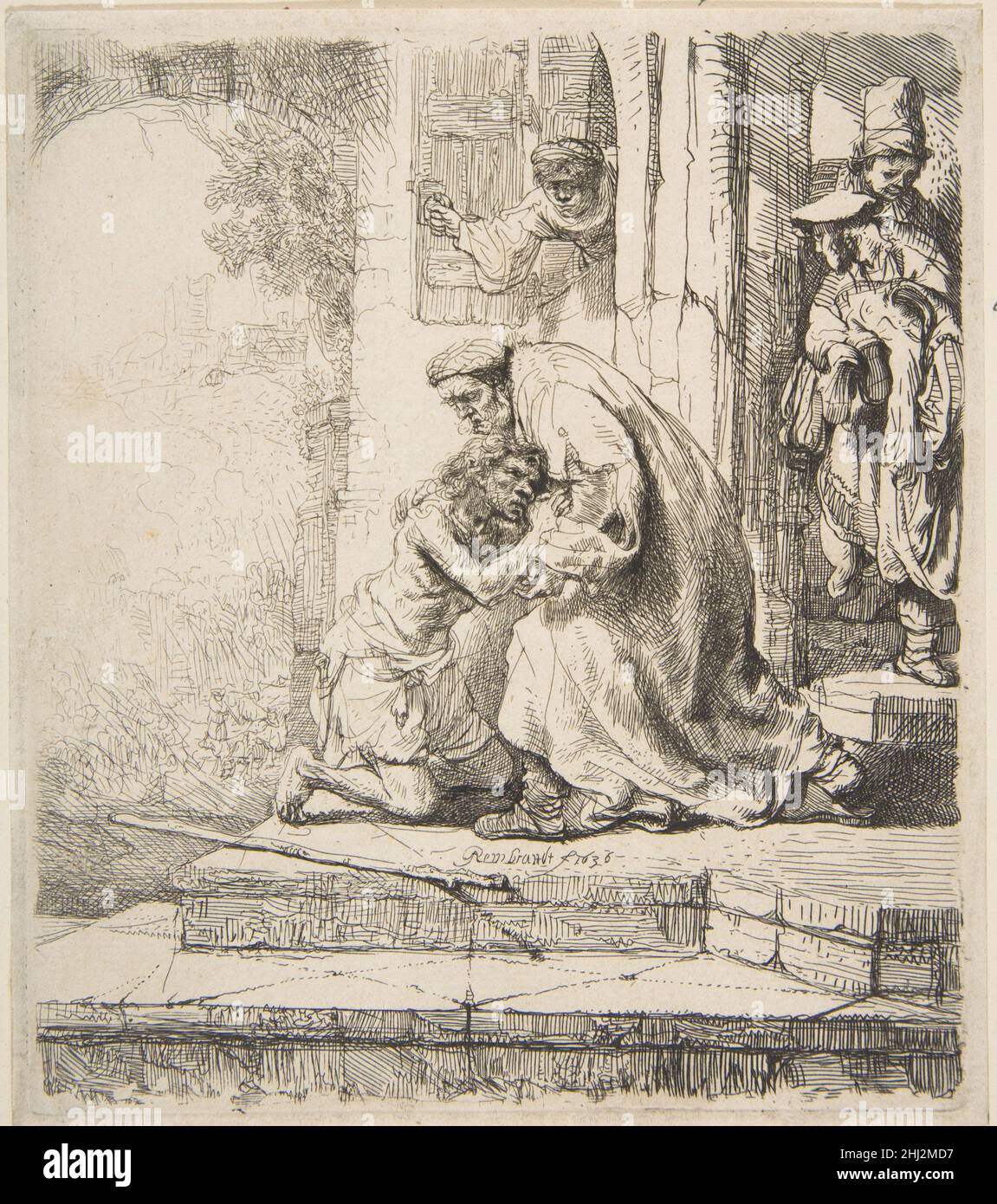 Rückkehr des verlorenen Sohnes 1620–69 Rembrandt (Rembrandt van Rijn) Niederländisch. Rückkehr des verlorenen Sohnes 395882 Stockfoto