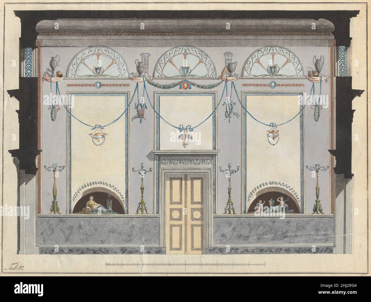 Magazin für Freunde des Guten Geschmacks der Bildenden und mechanischen Künste, Manufakturen und Gewerbe, Band 2, Nr. 4 ca. 1796 Herausgegeben von Friedrich August Leo Deutsch. Magazin für Freunde des Guten Geschmacks der Bildenden und mechanischen Künste, Manufakturen und Gewerbe, Band 2, Nr. 4 353147 Stockfoto