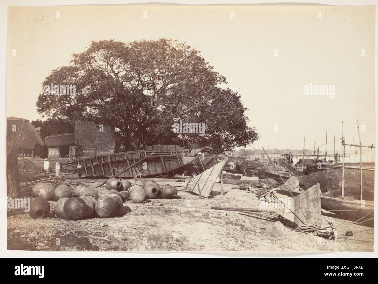 [Ansicht von Chandanagore] 1858–61 Unbekannt. [Ansicht von Chandanagore] 287639 Stockfoto