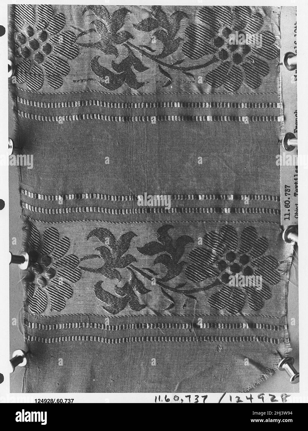 Probe erste Hälfte 19th Jahrhundert Französisch. Probe 219315 Stockfoto