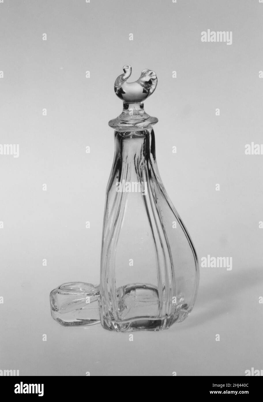 Bird Fountain 1820–40 Boston & Sandwich Glass Company. Vogelbrunnen 519 Stockfoto