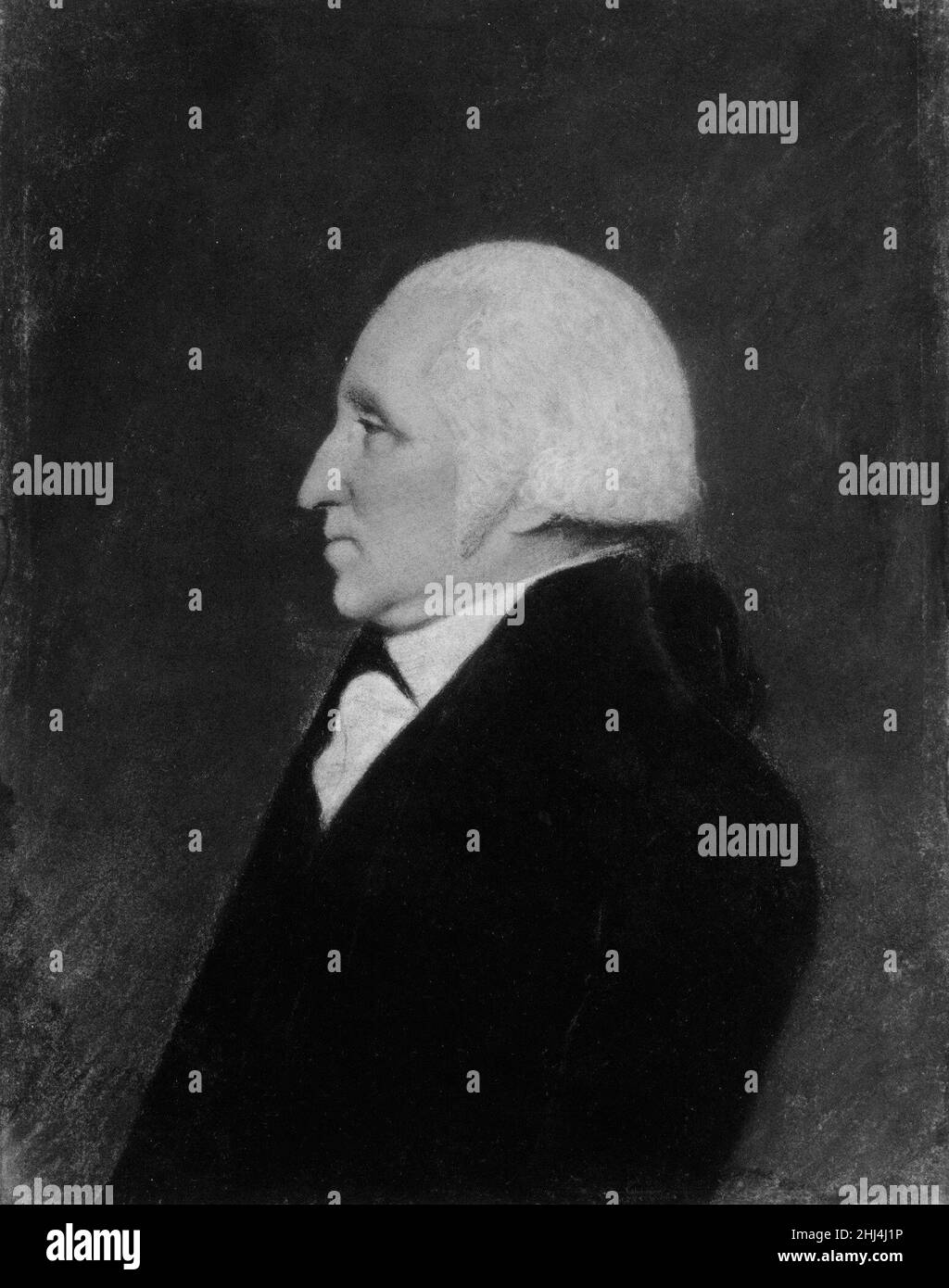 George Washington 1796 James Sharples Jr.. George Washington 12561 Stockfoto