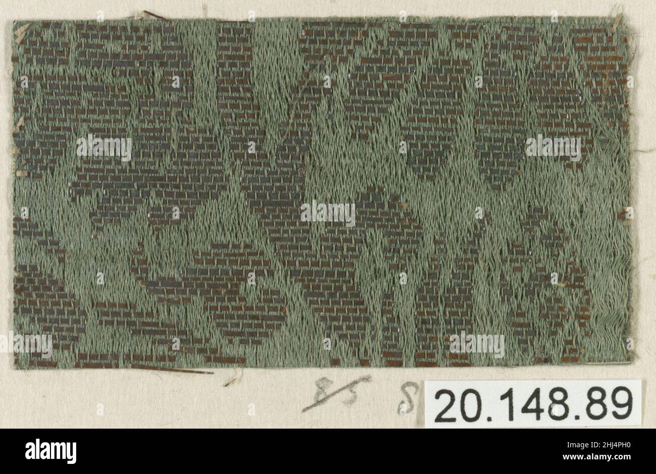 Stück 16th Jahrhundert Japan. Stück. Japan. 16th Jahrhundert. Seide / Verbundgewebe. Textilien – Woven Stockfoto