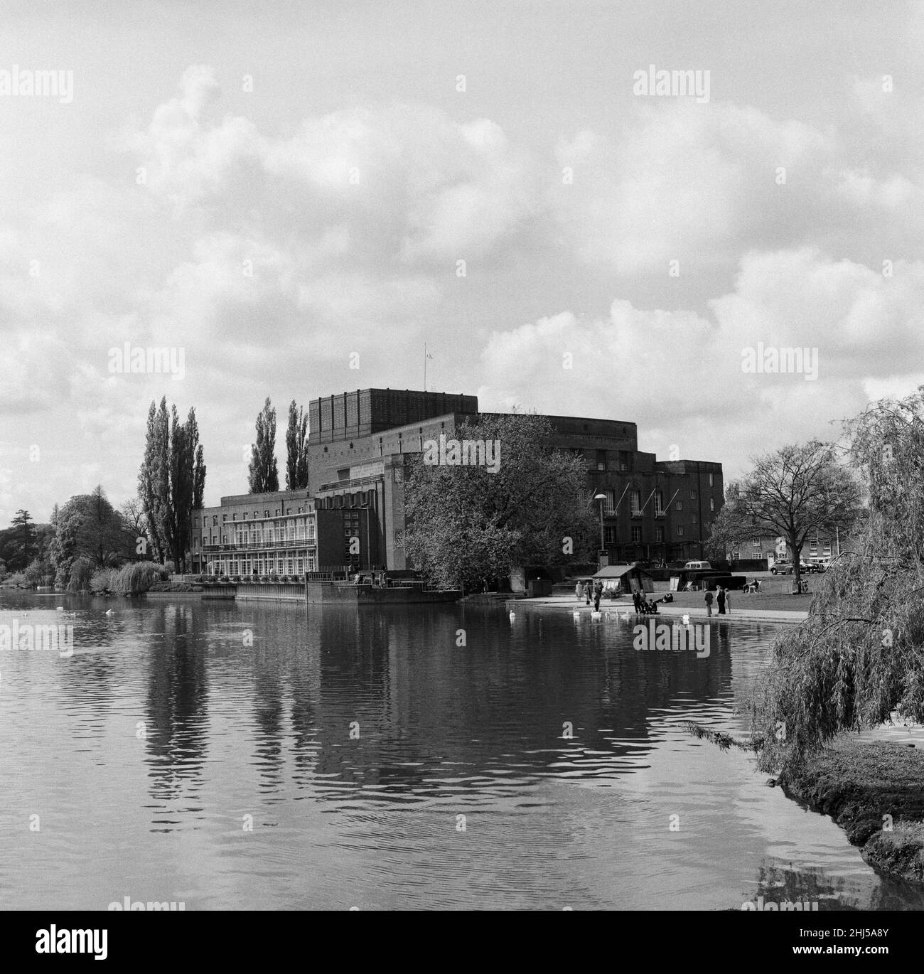 Royal Shakespeare Theatre, Stratford-upon-Avon, Warwickshire. 27th. April 1961. Stockfoto