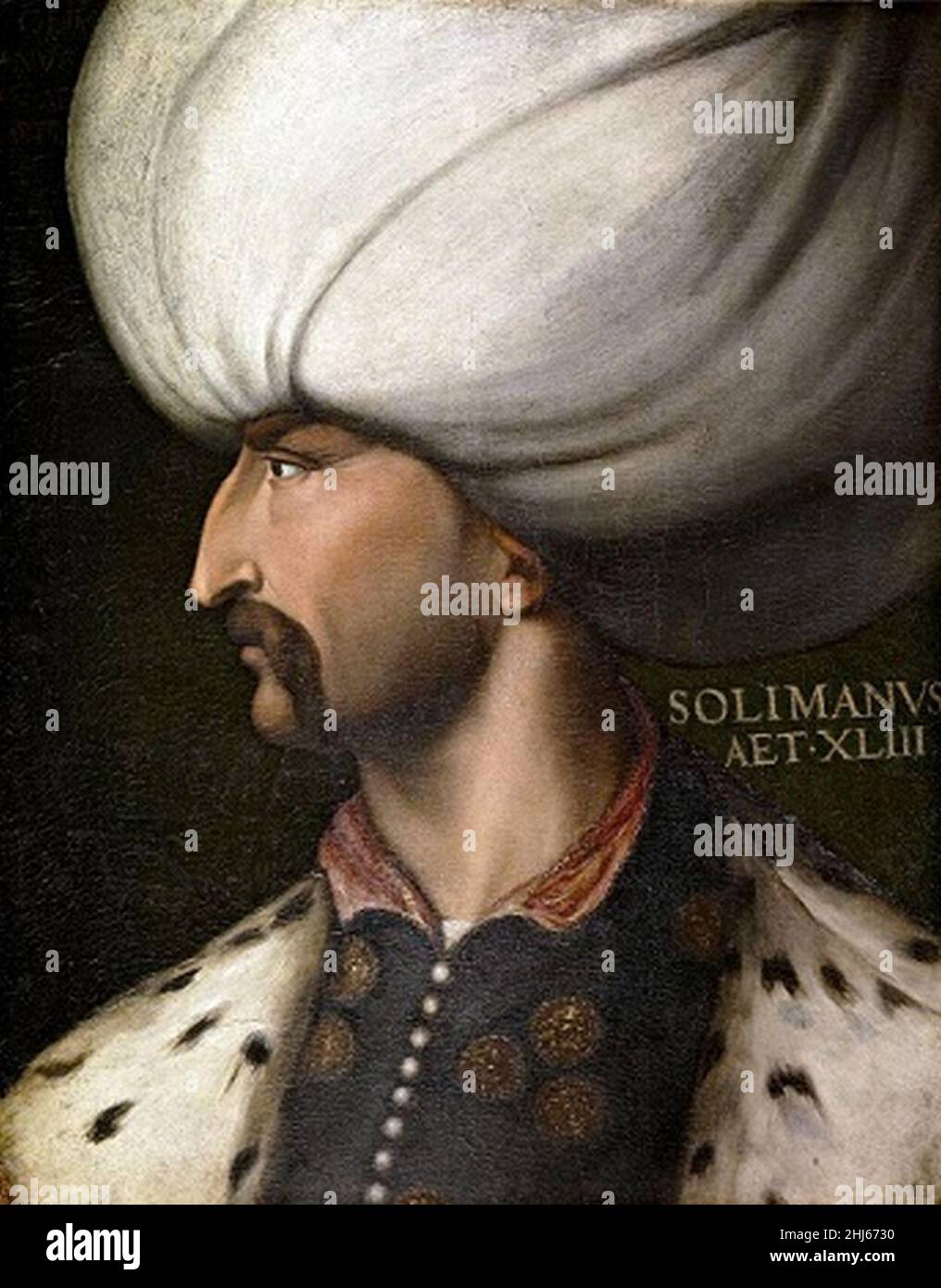 Suleiman der Magnificent von Dell'Altissimo. Stockfoto