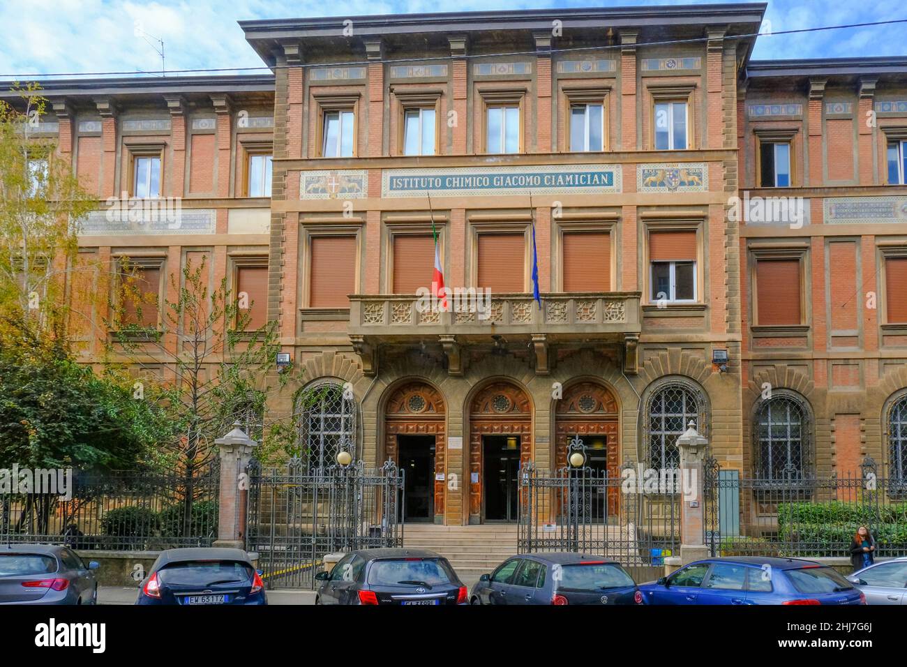 Oktober 2021 Bologna, Italien: Universität Bologna, Institut für Chemie 'Giacomo Ciamician' Stockfoto