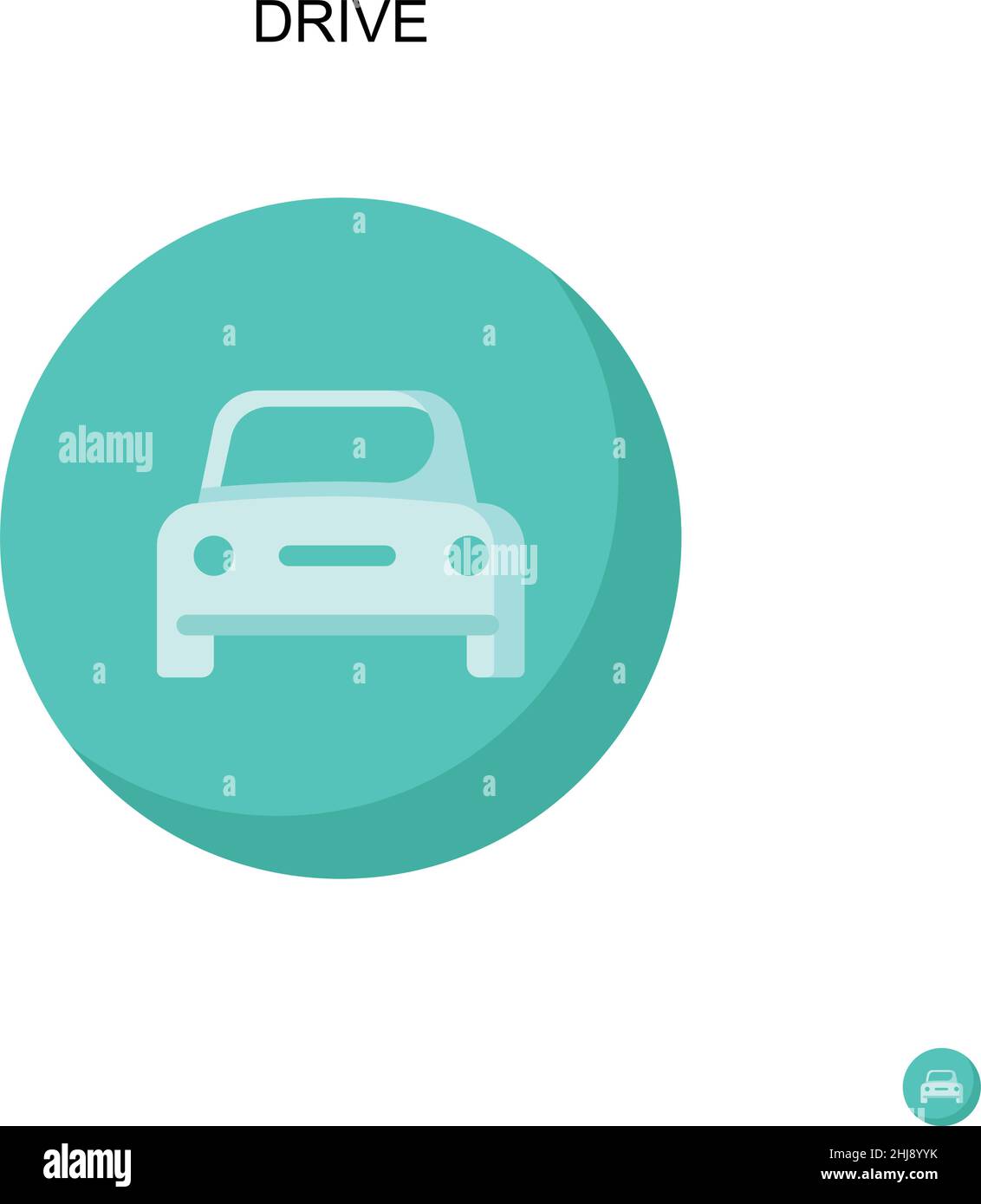 Symbol für einfachen Vektor-Antrieb. Illustration Symbol Design-Vorlage für Web mobile UI-Element. Stock Vektor Symbol für einfachen Vektor-Antrieb. Illustration Symbol Design-Vorlage für Web mobile UI-Element. Stock Vektor