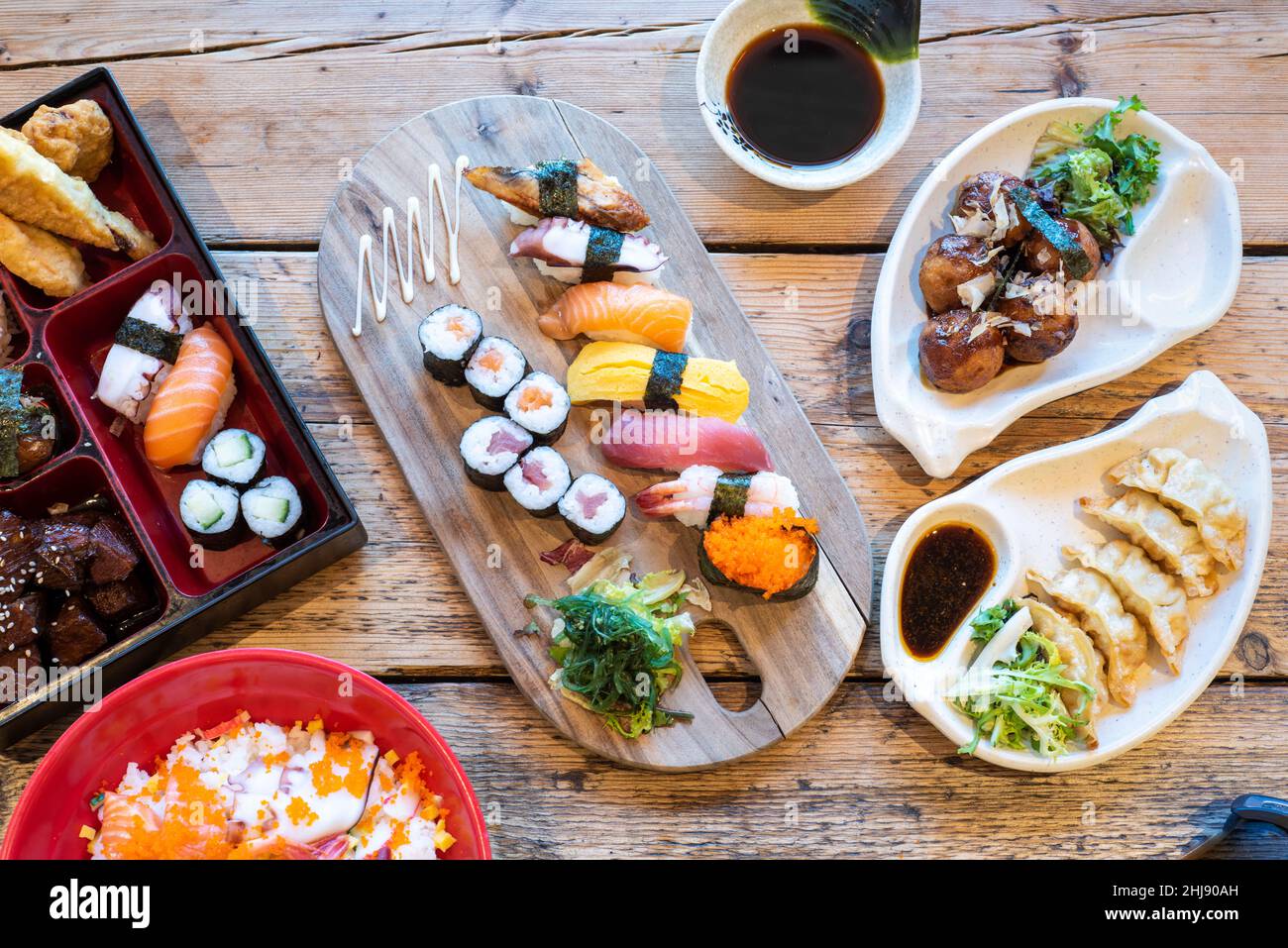 minh asiatische küche und sushi fotos