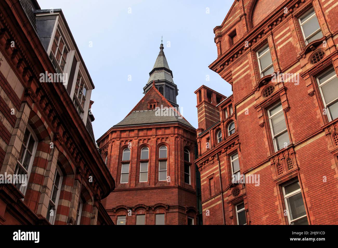 LONDON, GROSSBRITANNIEN - 18. SEPTEMBER 2014: Dies ist das Gebäude des College der University of London, das im neugotischen Stil erbaut wurde. Stockfoto